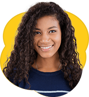 Teen girl with healthy smile